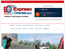 Tablet Screenshot of expresooriental.com